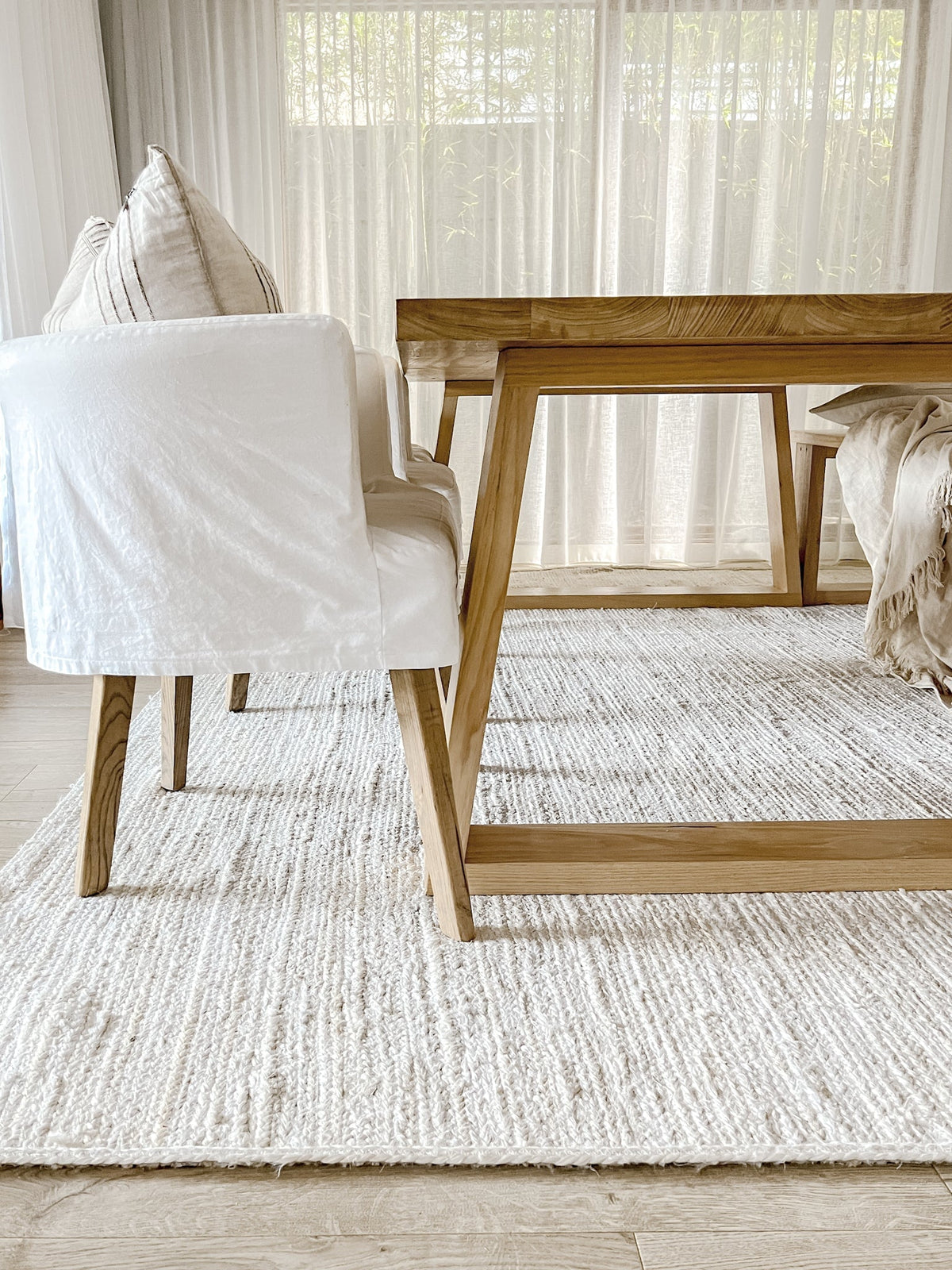 Bondi Jute Rug | White Wander & Wild 