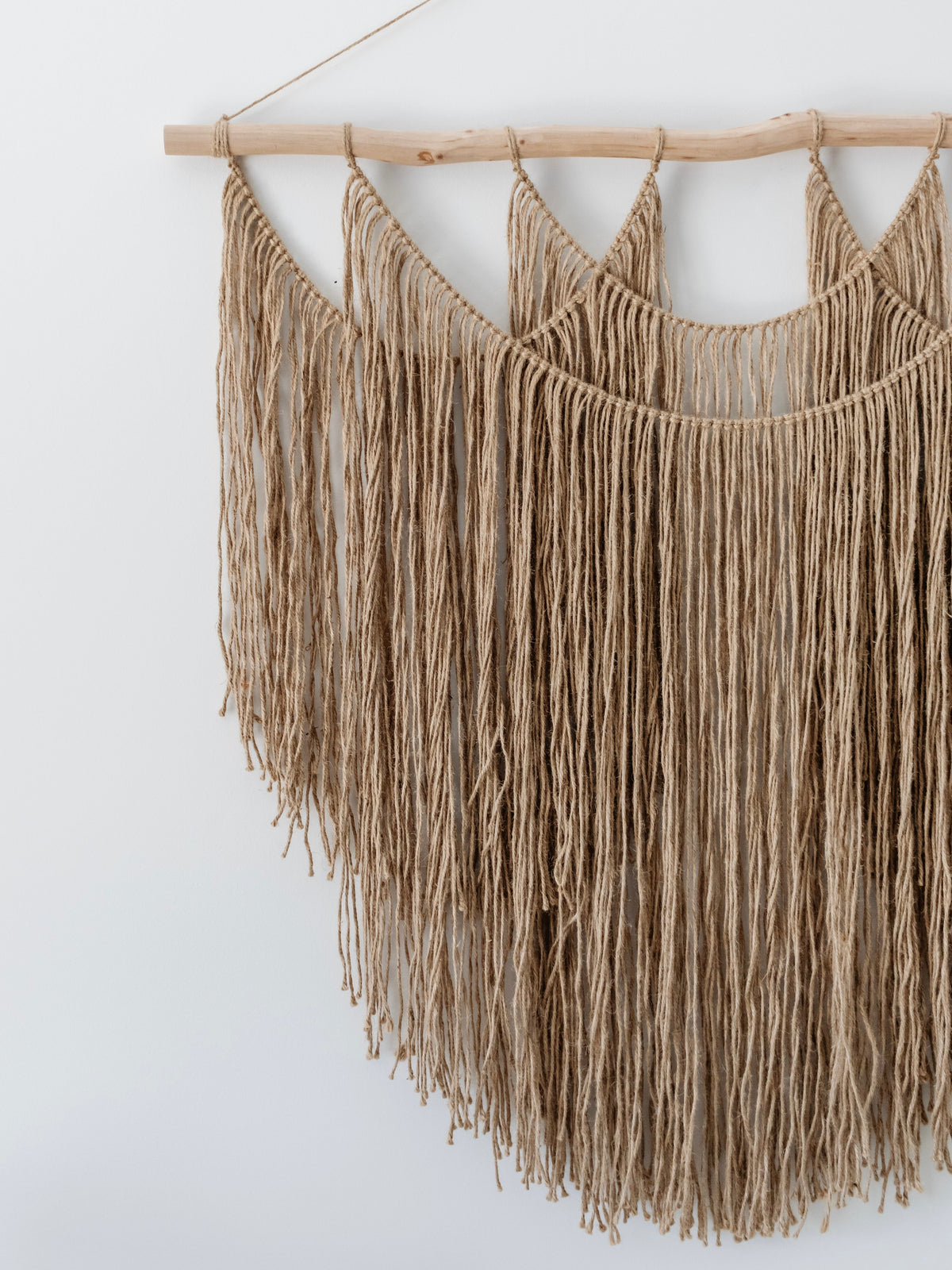 Jayda Jute Macrame Hanging Wall Hanging Wander & Wild 