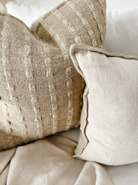 Diago Rustic Hand-loomed Linen Cushion Cushions and Covers Wander & Wild 