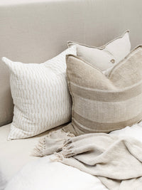 Mosiac Linen Cushion Cushions and Covers Wander & Wild 