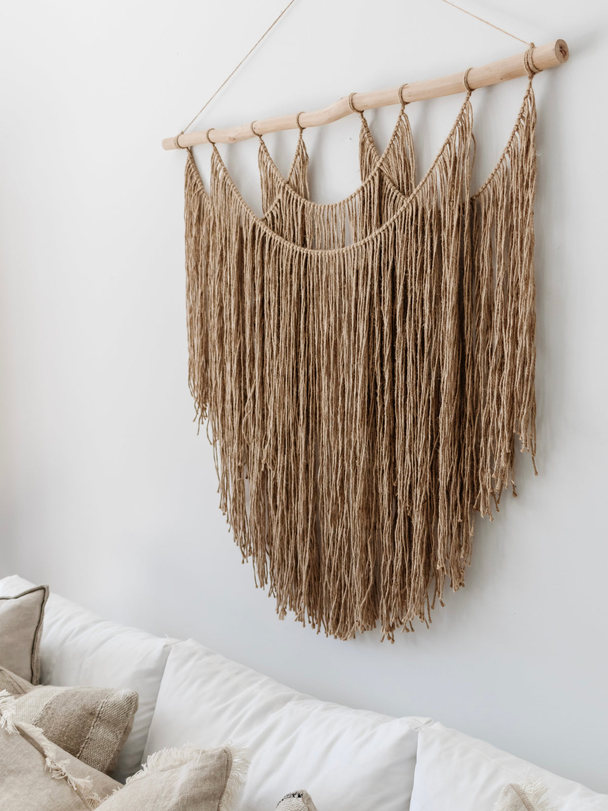 Jayda Jute Macrame Hanging Wall Hanging Wander & Wild 