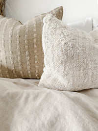 Diago Rustic Hand-loomed Linen Cushion Cushions and Covers Wander & Wild 