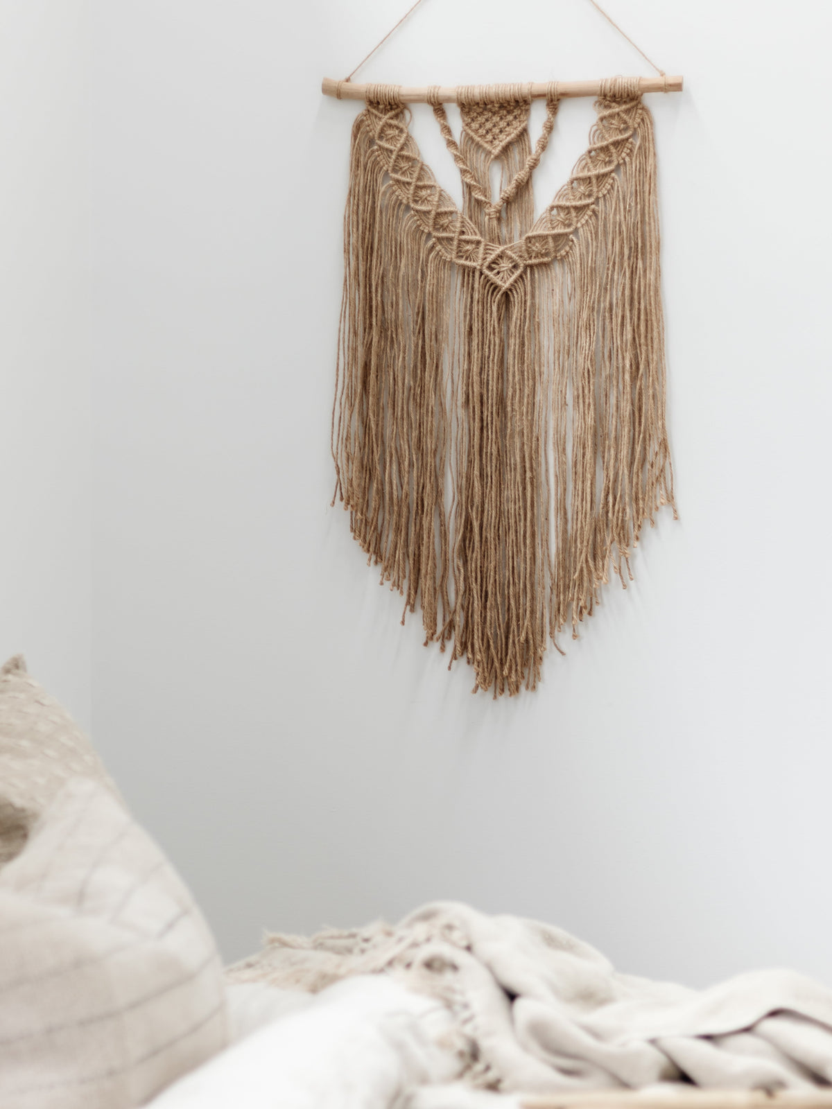 Alora Jute Macrame Hanging Wall Hanging Wander & Wild 