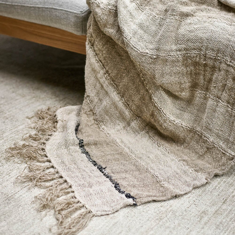 Retreat Linen Throw Throwrugs Wander & Wild 