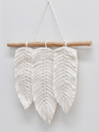 Mia Macrame Leaf Hanging Wall Hanging Wander & Wild 