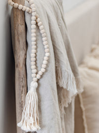 Davy Timber Bead Tassel -Natural Home Decor Wander & Wild 