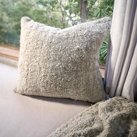 Wabi Recycled Linen Cushion -Ivory Cushions and Covers Wander & Wild 