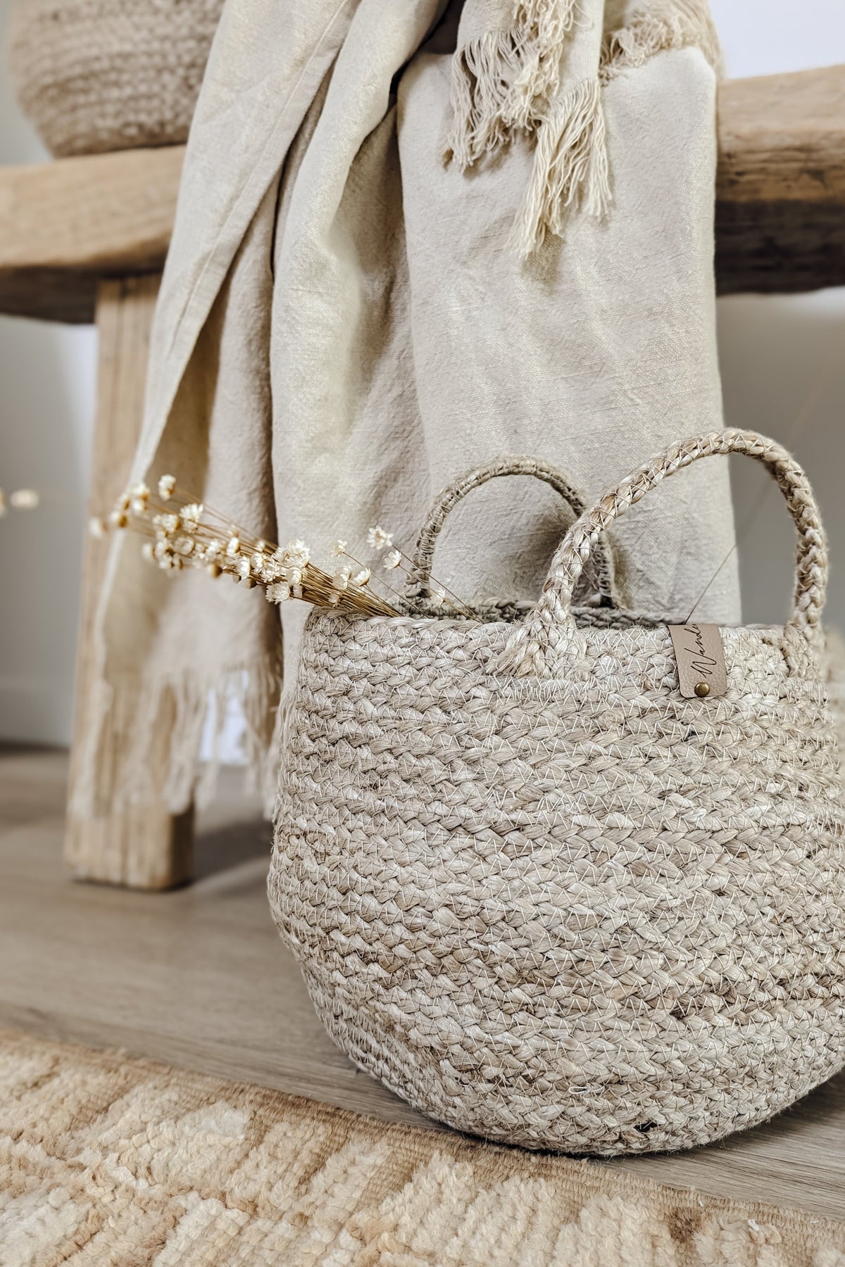 Round Jute Baskets | Natural Wander & Wild 