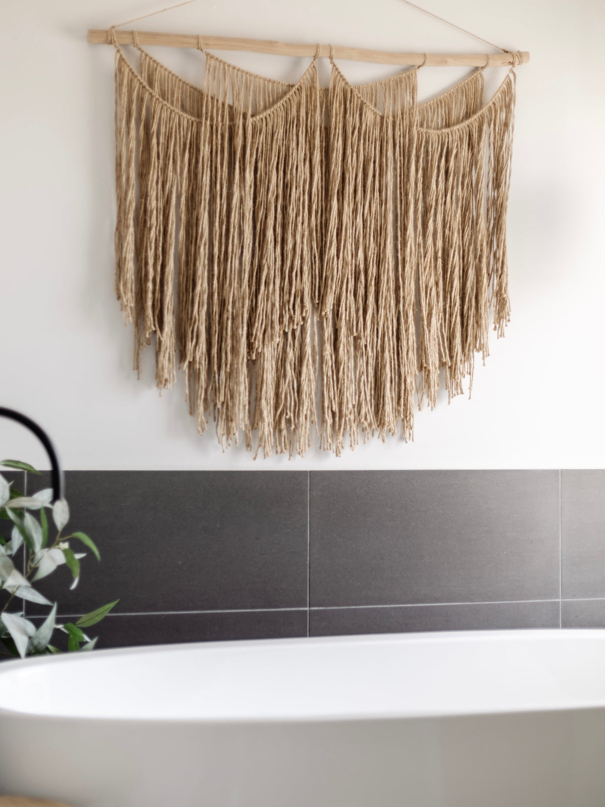 Jayda Jute Macrame Hanging Wall Hanging Wander & Wild 