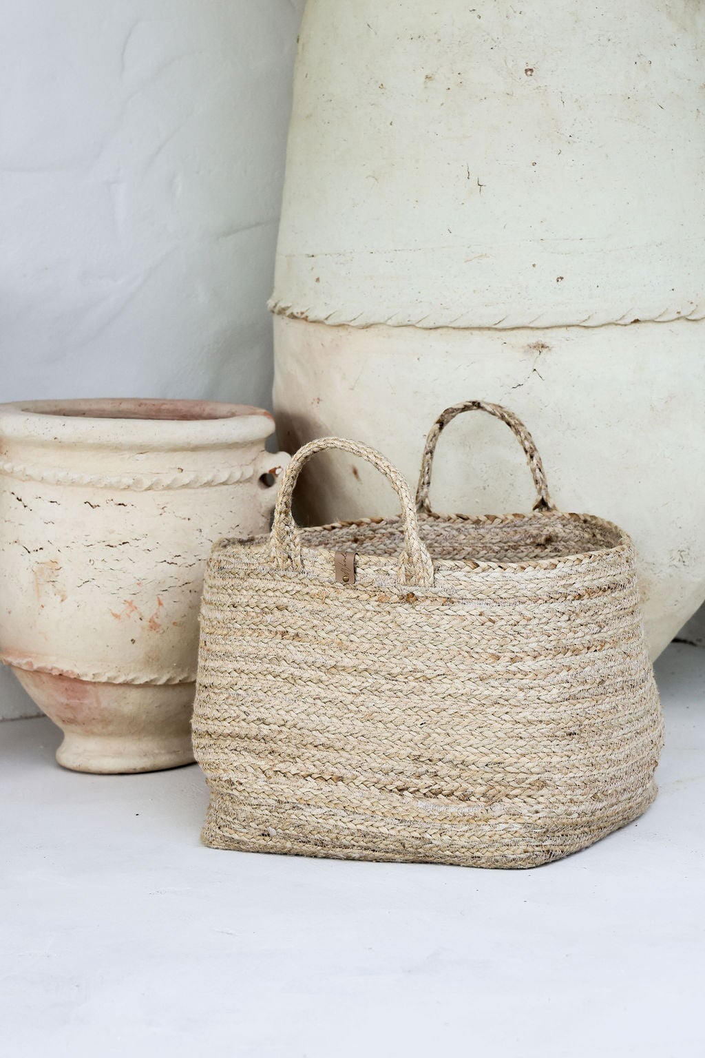 Square Jute Baskets | Natural Storage Baskets Wander & Wild 