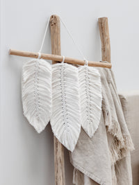 Mia Macrame Leaf Hanging Wall Hanging Wander & Wild 