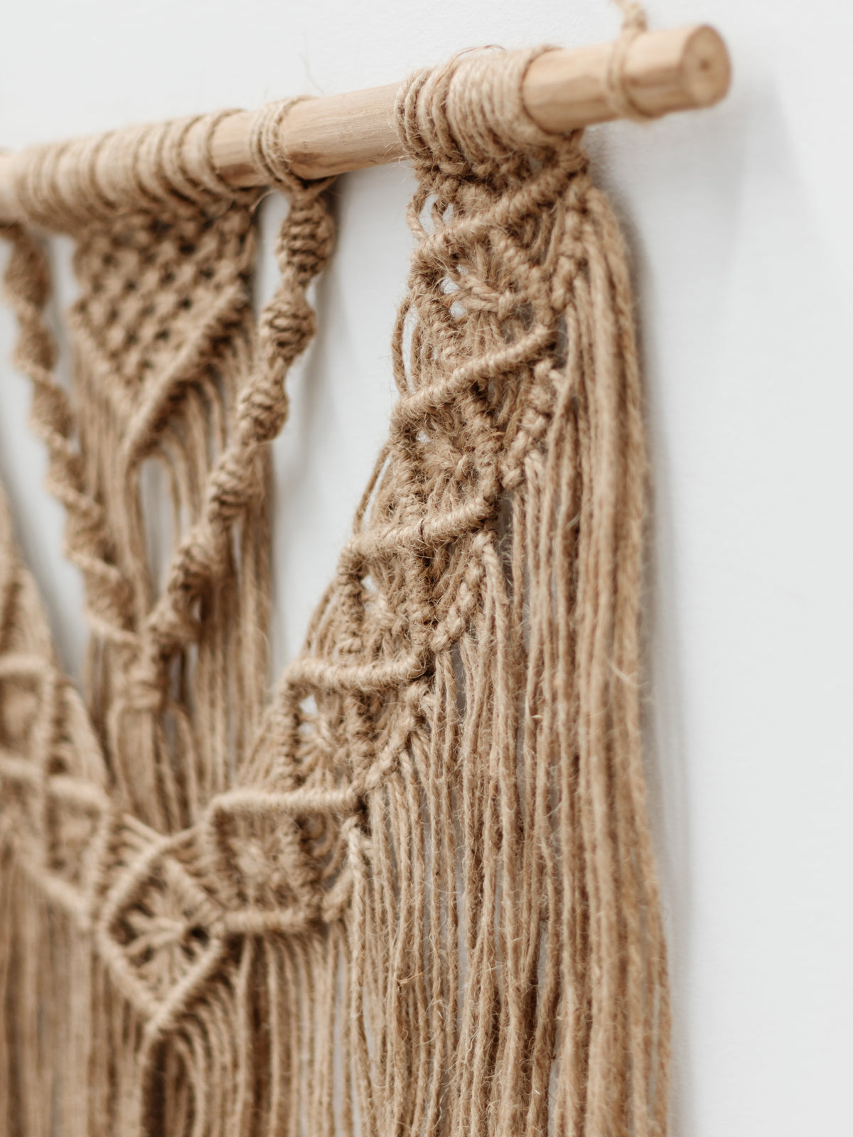 Alora Jute Macrame Hanging Wall Hanging Wander & Wild 