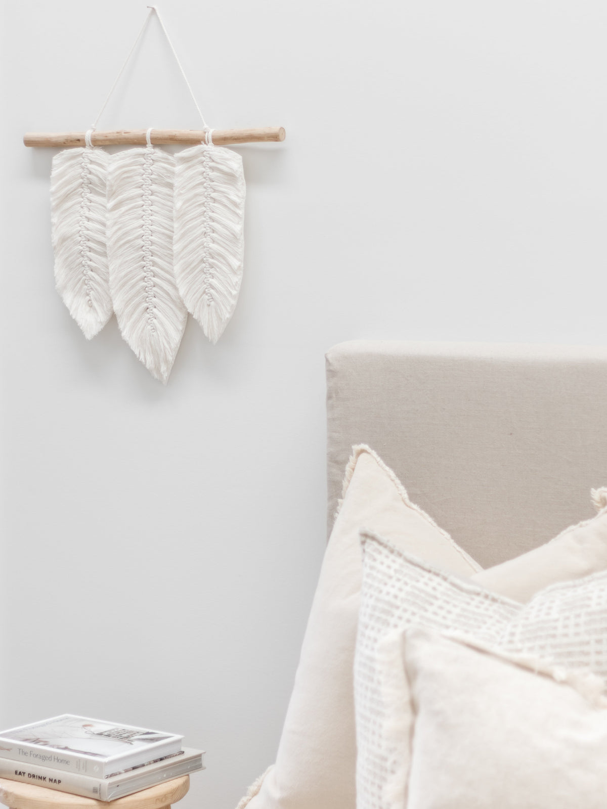 Mia Macrame Leaf Hanging Wall Hanging Wander & Wild 