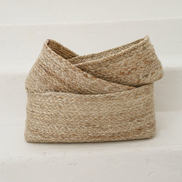 Nested Jute Basket Set | Rectangle Wander & Wild 