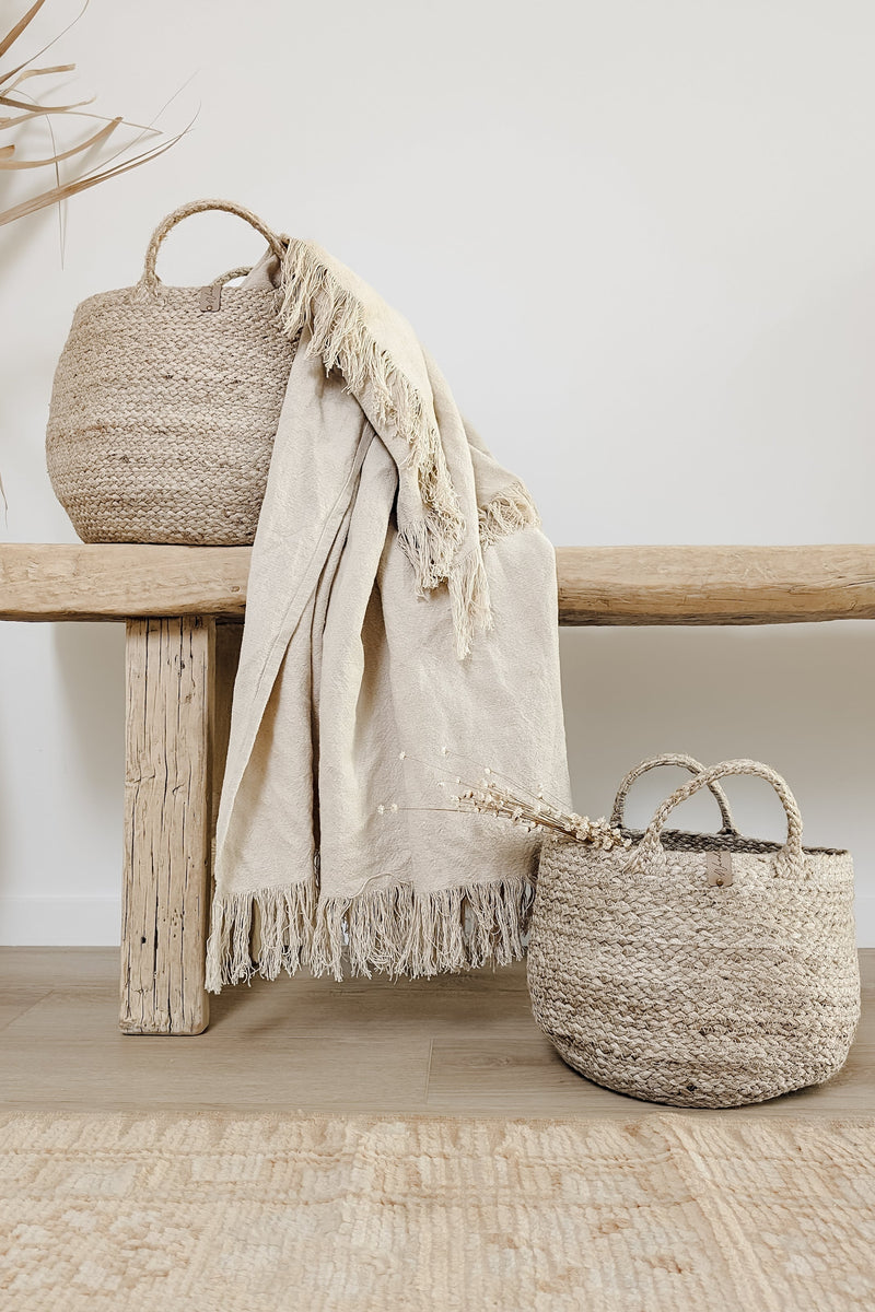 Round Jute Baskets | Natural Wander & Wild 