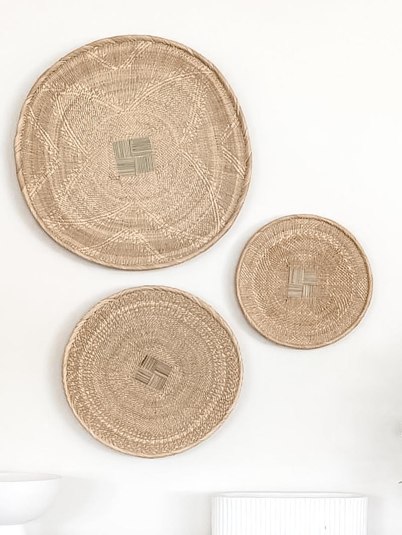 Natural Binga Baskets -Set Of 3 Wander & Wild 