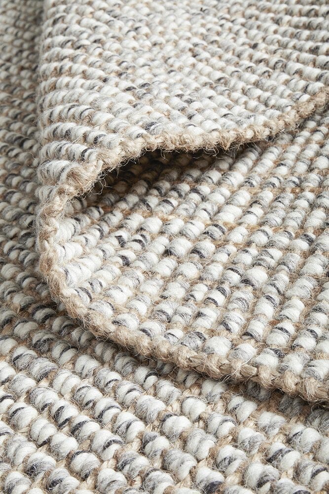 Arabella Jute & Wool Rug - Grey Wander & Wild 