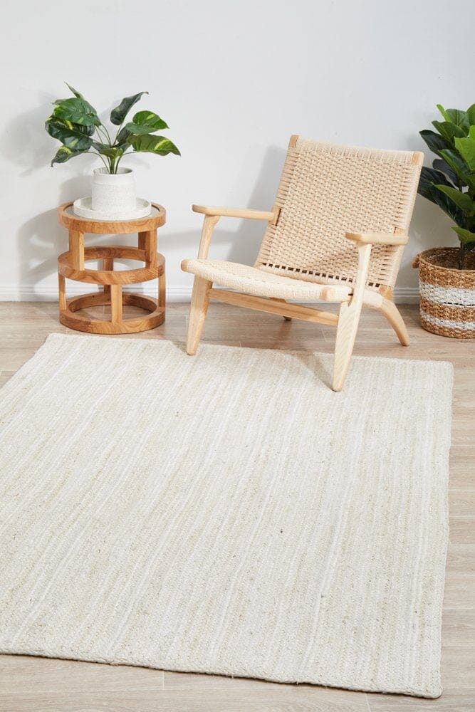 Bondi Jute Rug- White Wander & Wild 