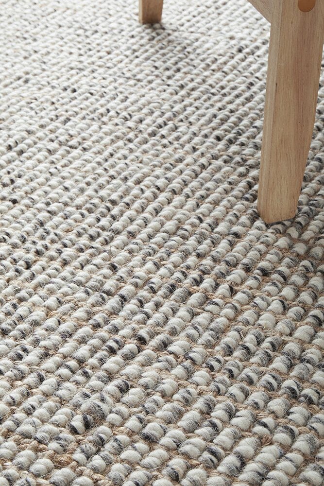 Arabella Jute & Wool Rug - Grey Wander & Wild 