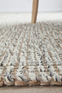 Arabella Jute & Wool Rug - Grey Wander & Wild 