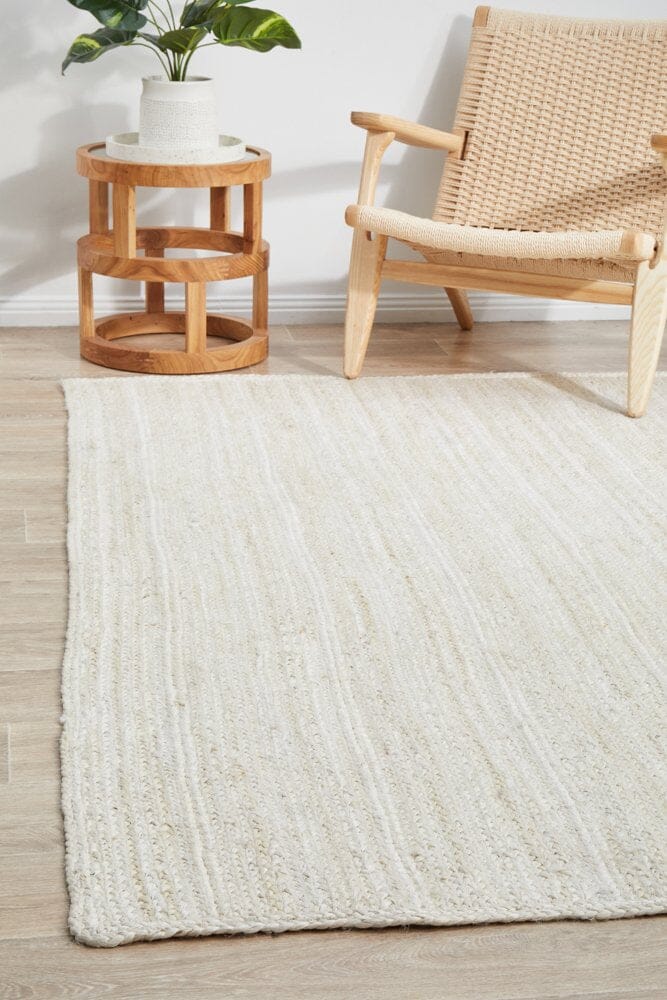 Bondi Jute Rug- White Wander & Wild 