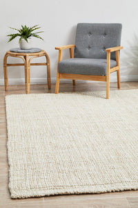 Atrium Barker Jute Rug- Bleach Wander & Wild 