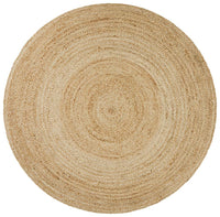 Atrium Polo Jute Rug- Round/Natural Wander & Wild 