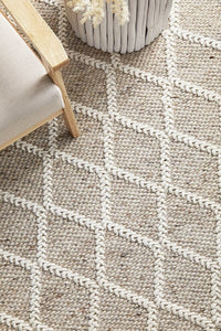 Huxley Wool Rug- Natural Wander & Wild 