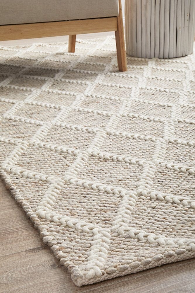 Huxley Wool Rug- Natural Wander & Wild 