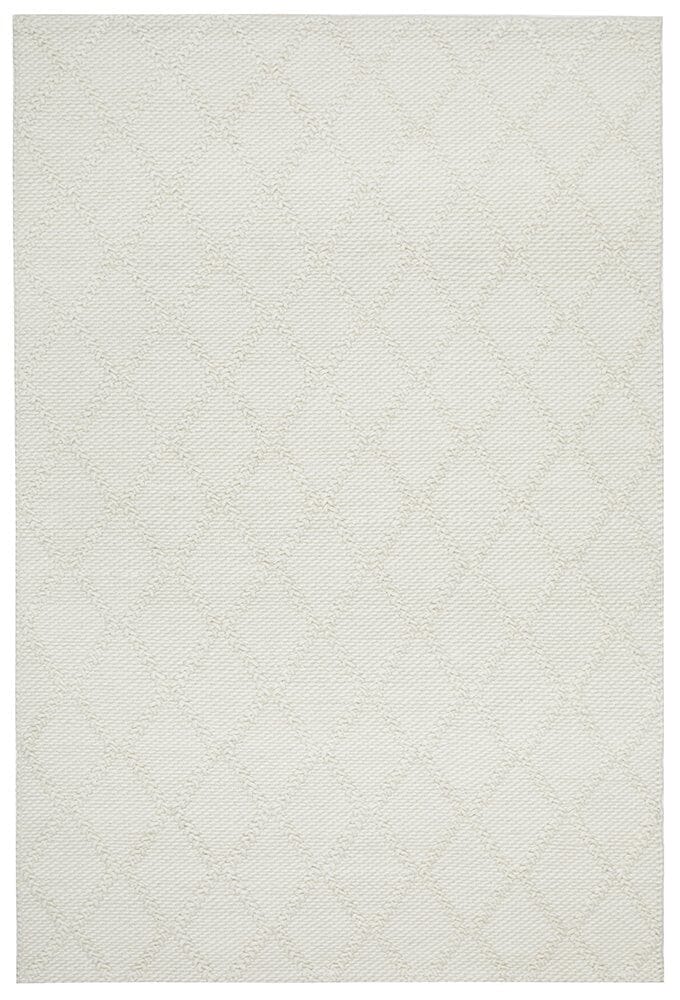 Huxley Wool Rug- White Wander & Wild 