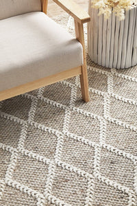 Huxley Wool Rug- Natural Wander & Wild 