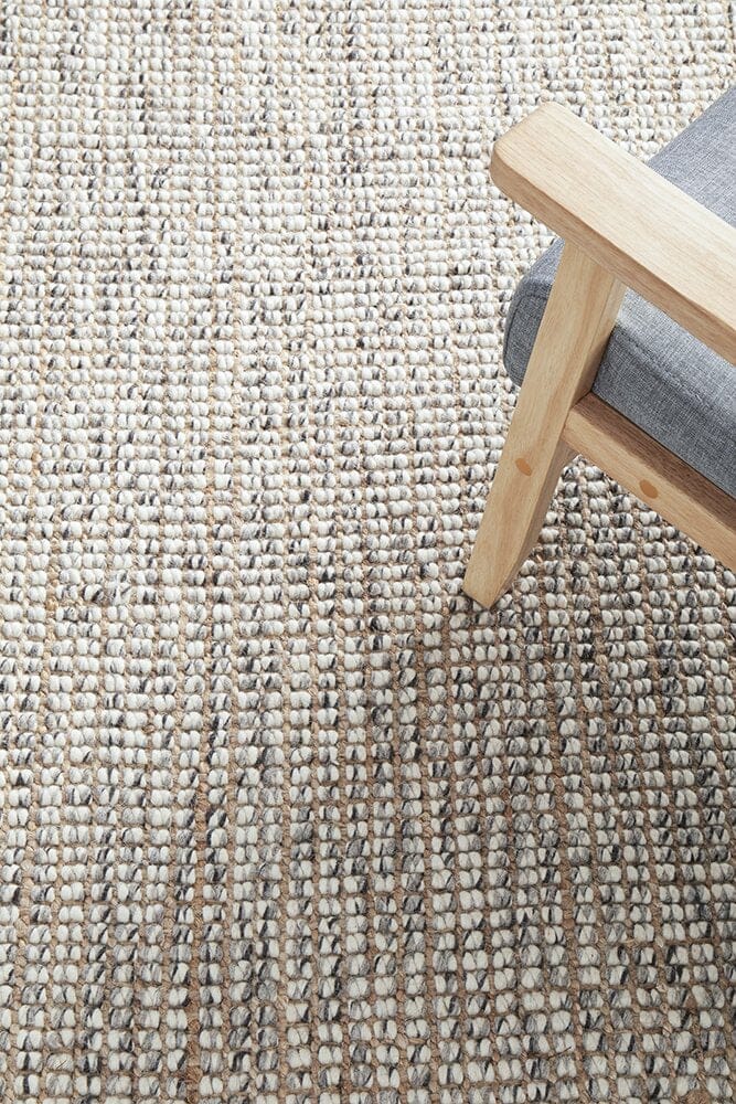 Arabella Jute & Wool Rug - Grey Wander & Wild 