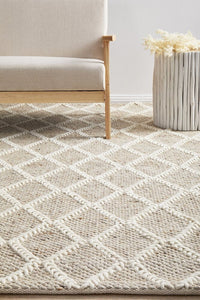 Huxley Wool Rug- Natural Wander & Wild 