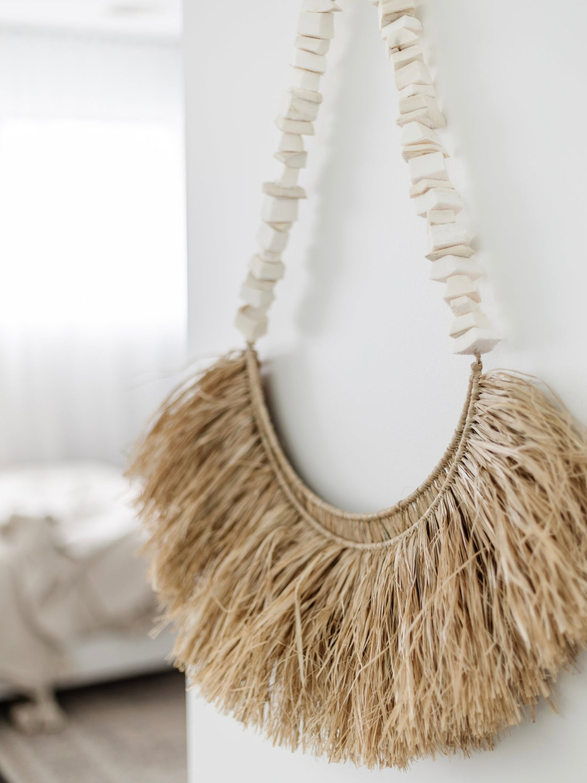 Kona Cuttlefish & Raffia Wall Hanging - Wander & Wild Home