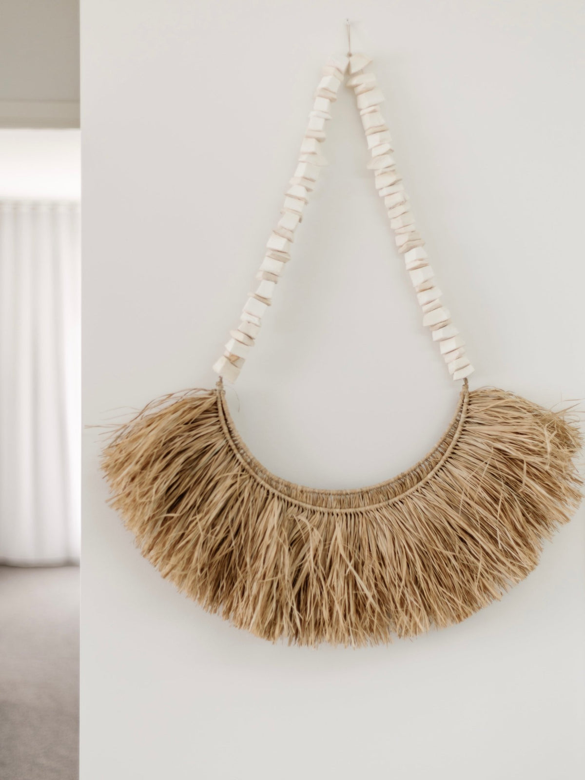 Kona Cuttlefish & Raffia Wall Hanging - Wander & Wild Home