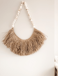 Kona Cuttlefish & Raffia Wall Hanging - Wander & Wild Home