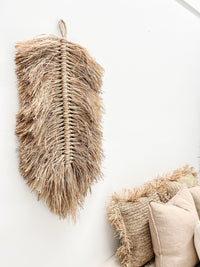 Laguna Raffia Leaf Hanging - Wander & Wild Home