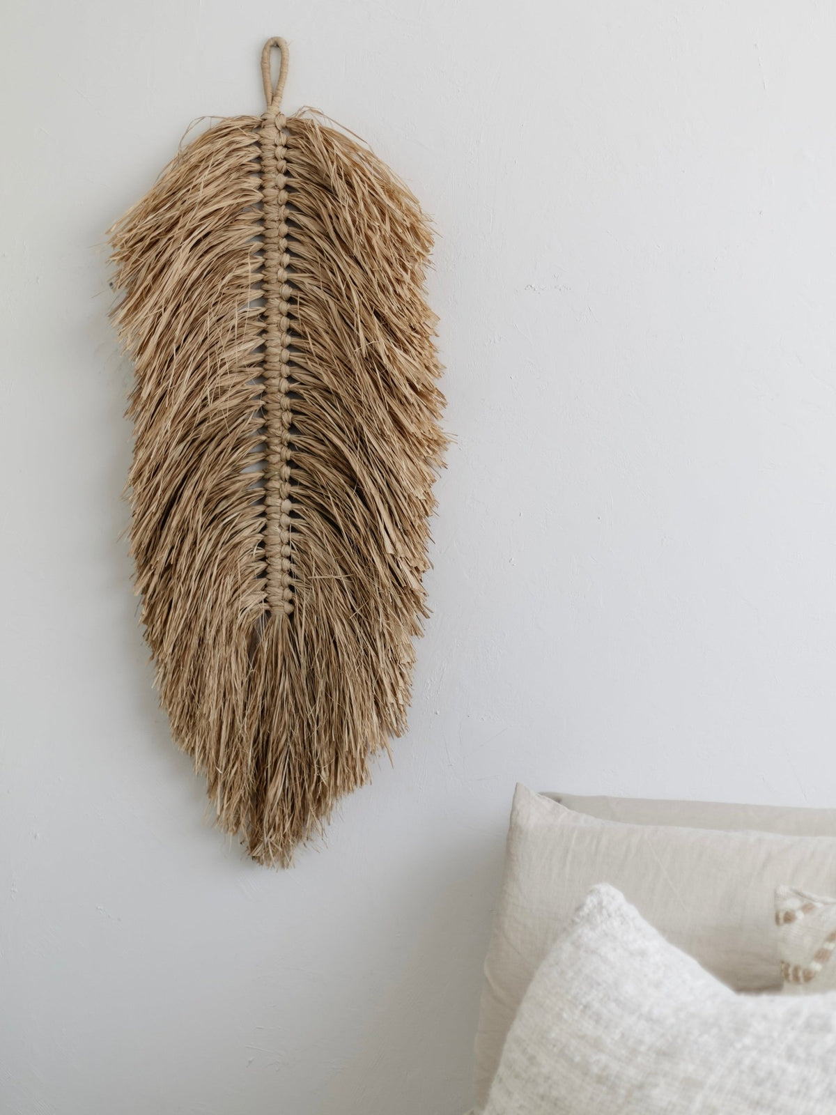 Laguna Raffia Leaf Hanging - Wander & Wild Home