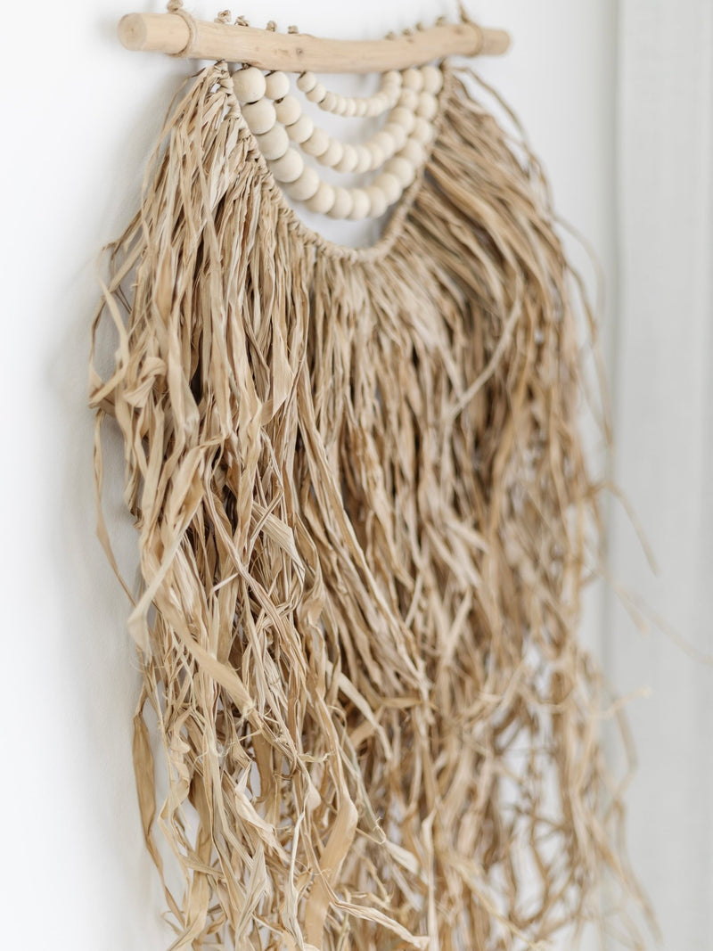 Mani Raffia Wall Hanging - Wander & Wild Home