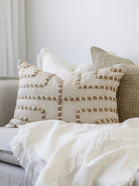 Mila Linen Jute Weave Cushion - Wander & Wild Home