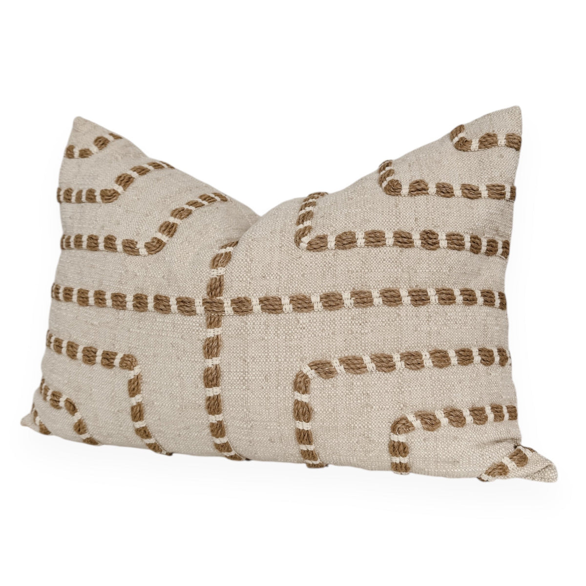 Mila Linen Jute Weave Cushion - Wander & Wild Home