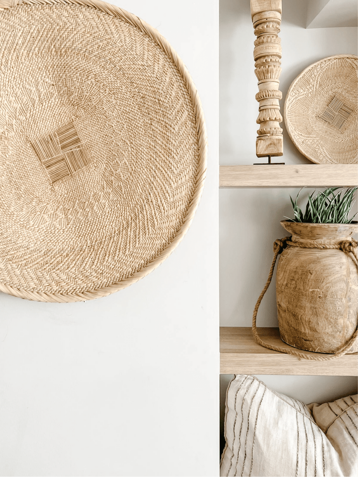 Natural Binga Basket - Unique Standalone Styles - Wander & Wild Home