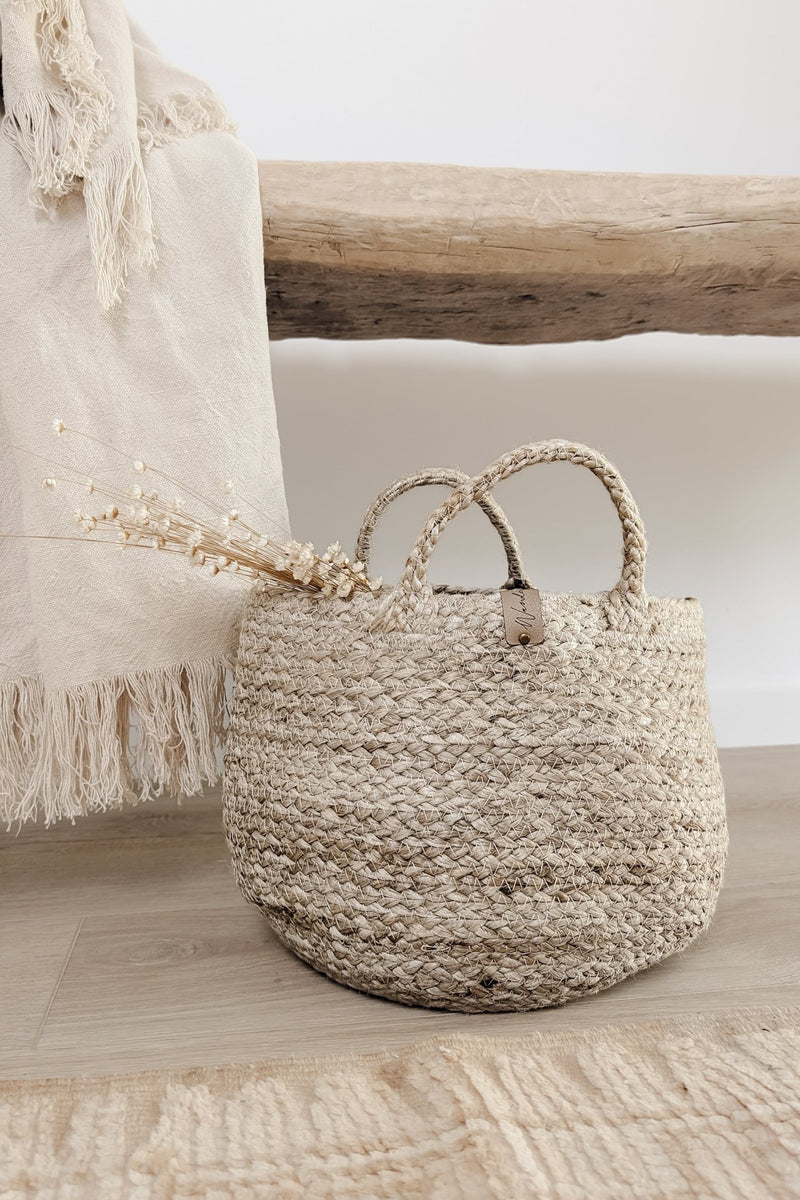 Round Jute Baskets | Natural - Wander & Wild Home