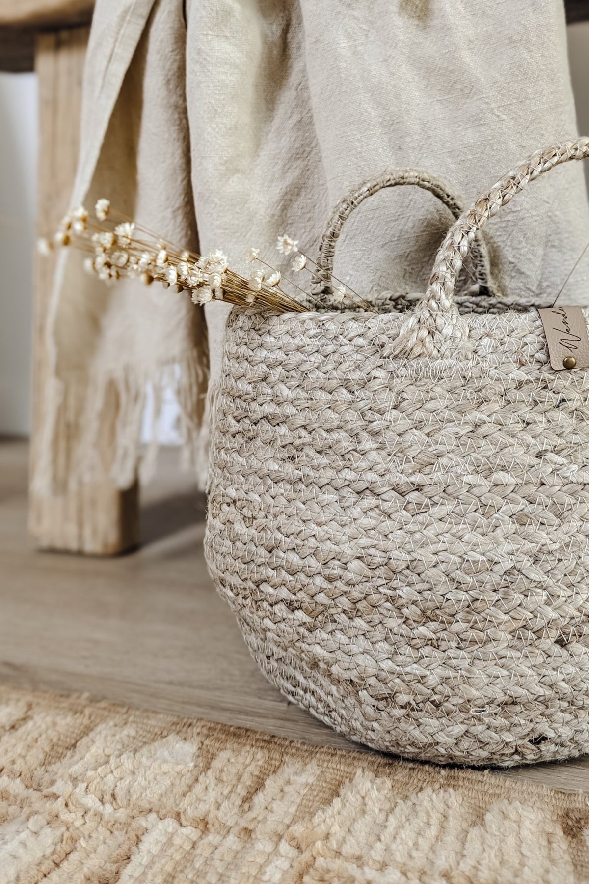 Round Jute Baskets | Natural - Wander & Wild Home