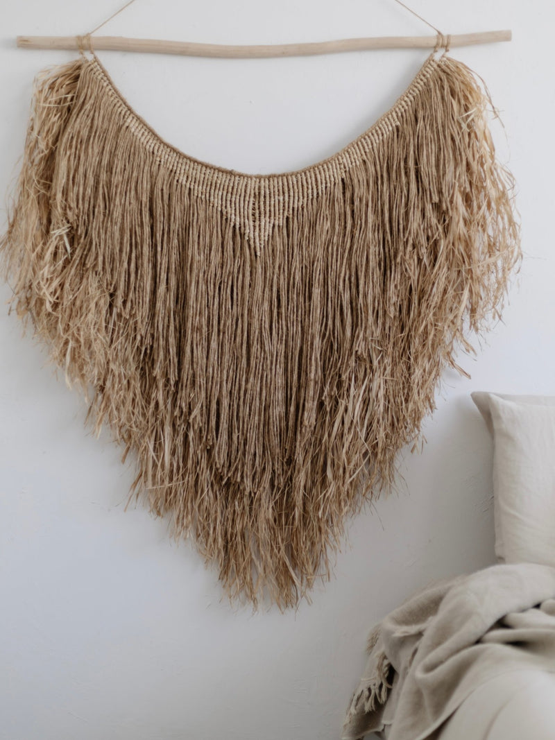 Sari - raya Woven Jute Hanging - Wander & Wild Home