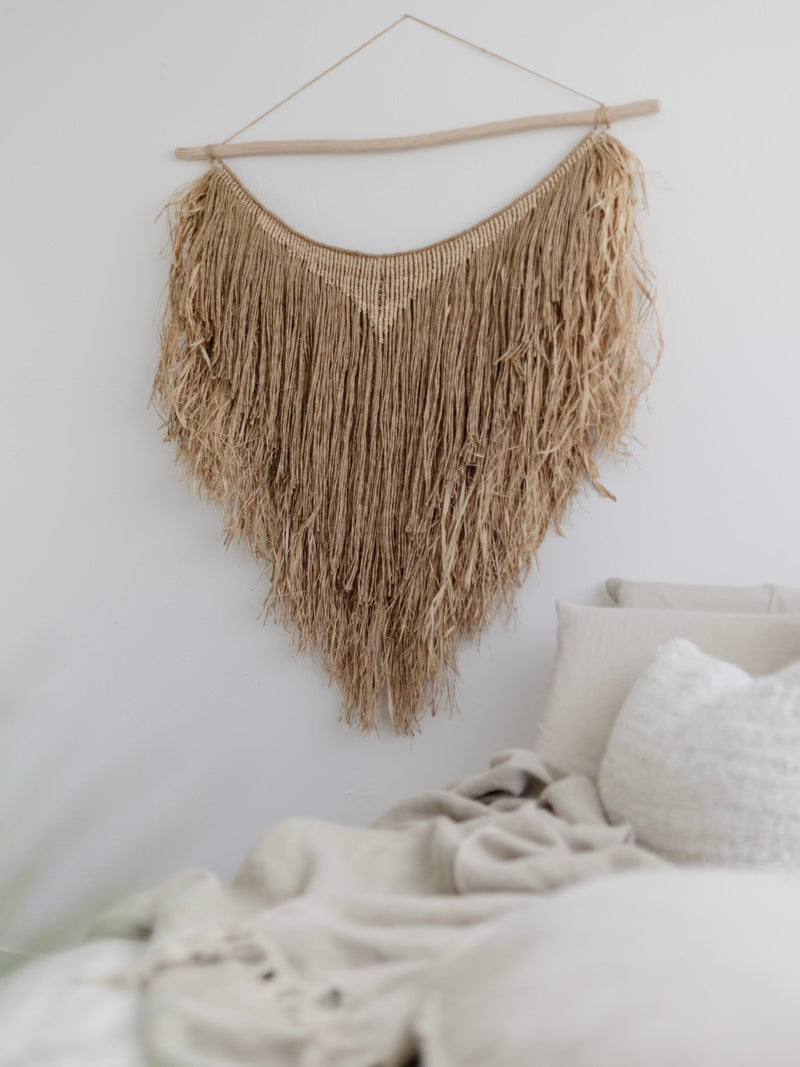 Sari - raya Woven Jute Hanging - Wander & Wild Home