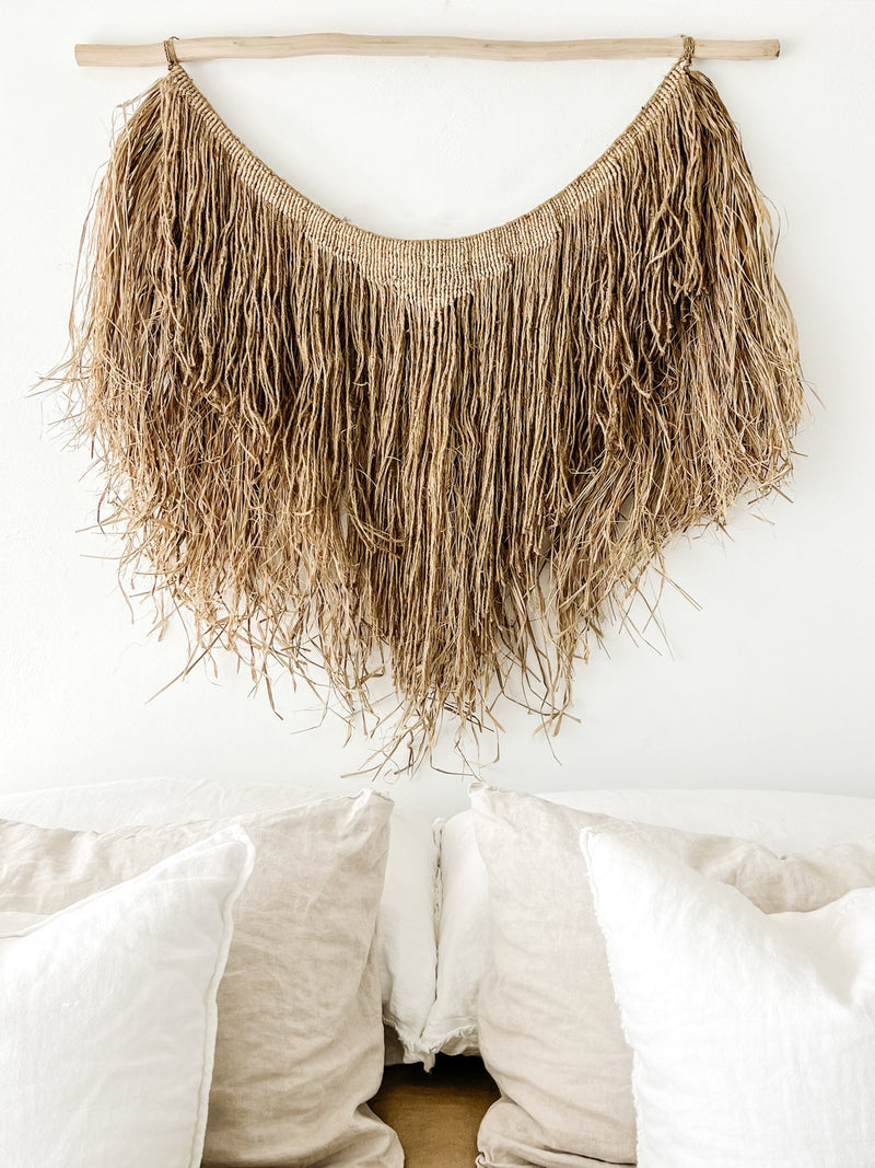 Sari - raya Woven Jute Hanging - Wander & Wild Home