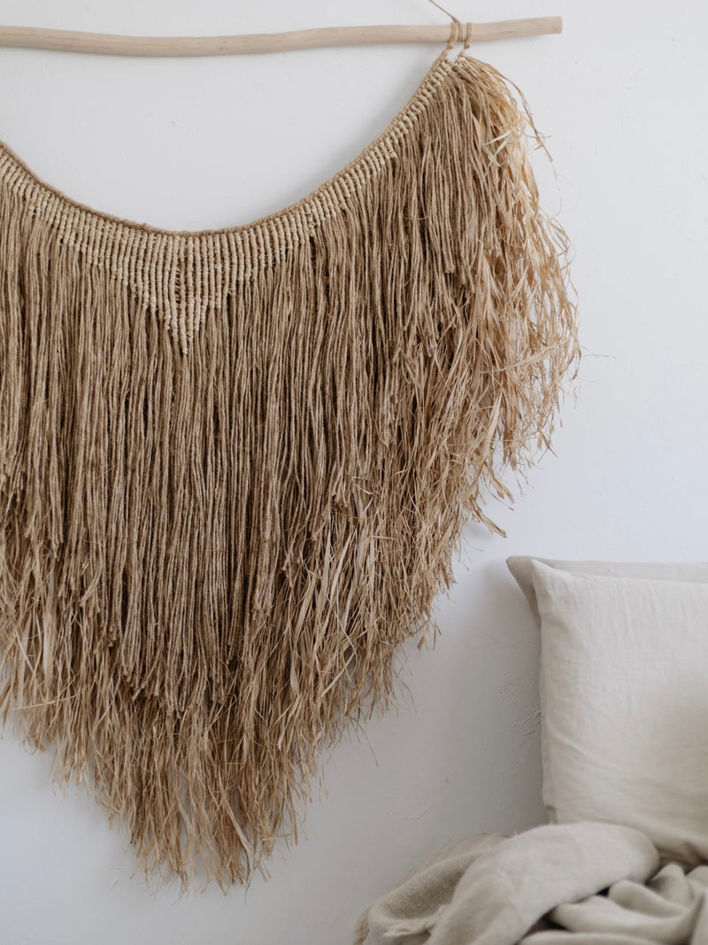 Sari - raya Woven Jute Hanging - Wander & Wild Home