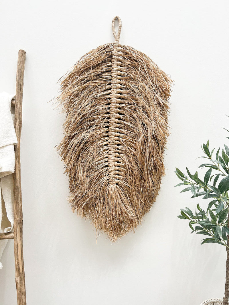 Laguna Raffia Leaf Hanging Wander & Wild 