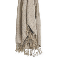 Mayla Linen/Cotton Throw - Natural Wander & Wild 